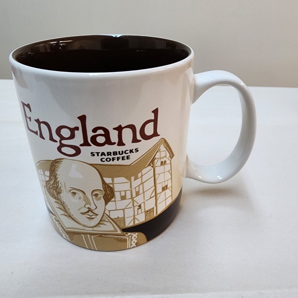 Starbucks mug GLOBAL ICON CITY discontinued collection: England 16 oz